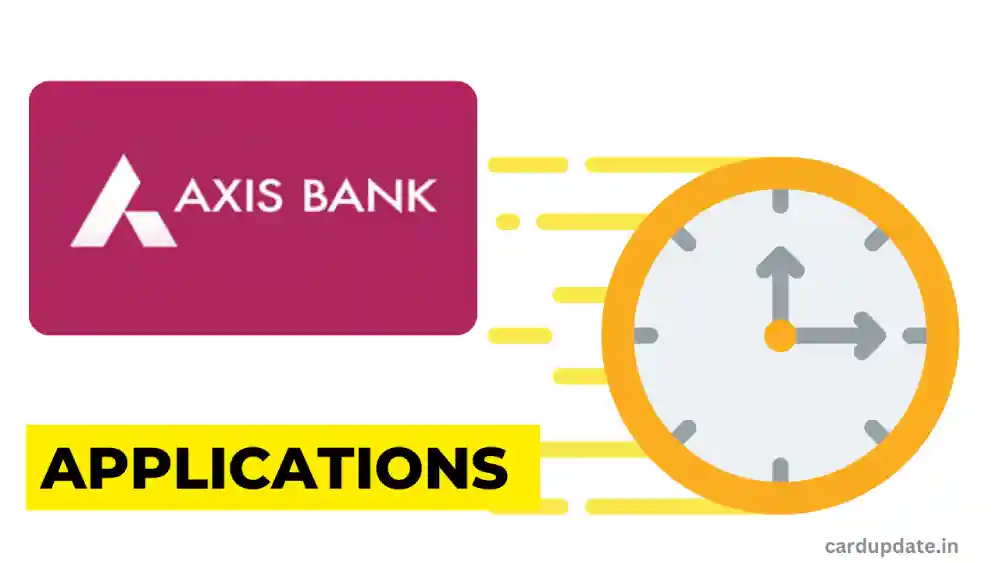 How do I check the status of my credit card application with Axis Bank_